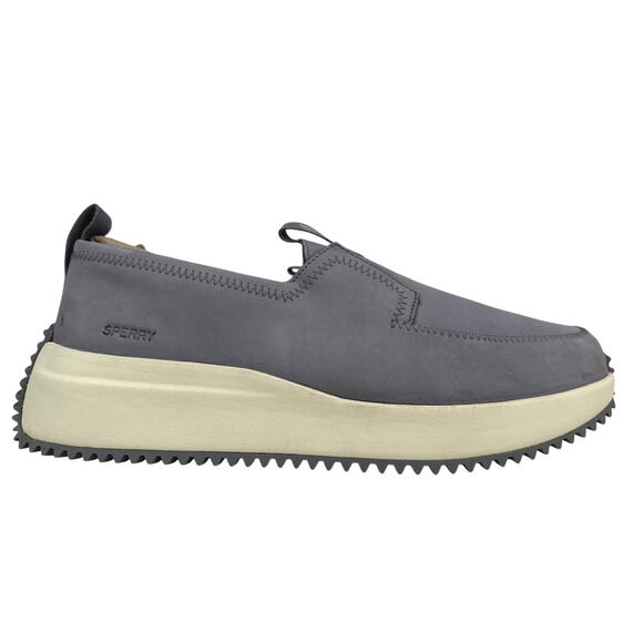 Sperry Top-Sider Boat Runner Loafer Mens 12 M Grey Leather Slip On Moc Toe main image 8
